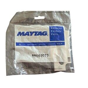 OEM MAYTAG Whirlpool 99002073 Dishwasher Wheel Mounting Plate New White Snaps On